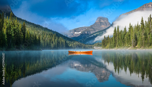 lake in the mountains