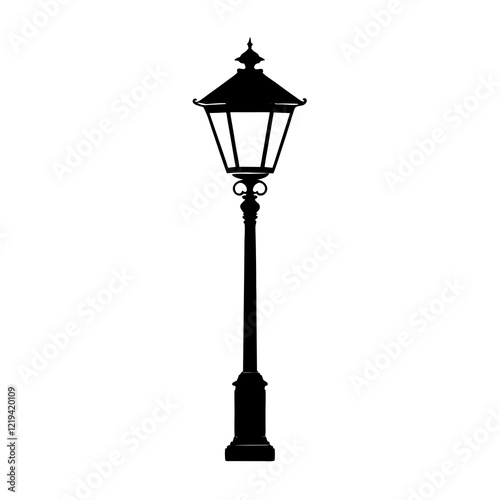 street lamp vector