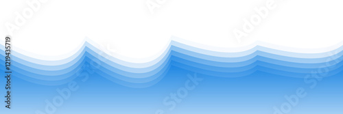 gradient repeating waves pattern