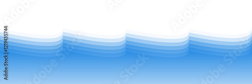 gradient repeating waves pattern