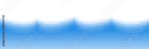 gradient repeating waves pattern
