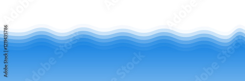 gradient repeating waves pattern