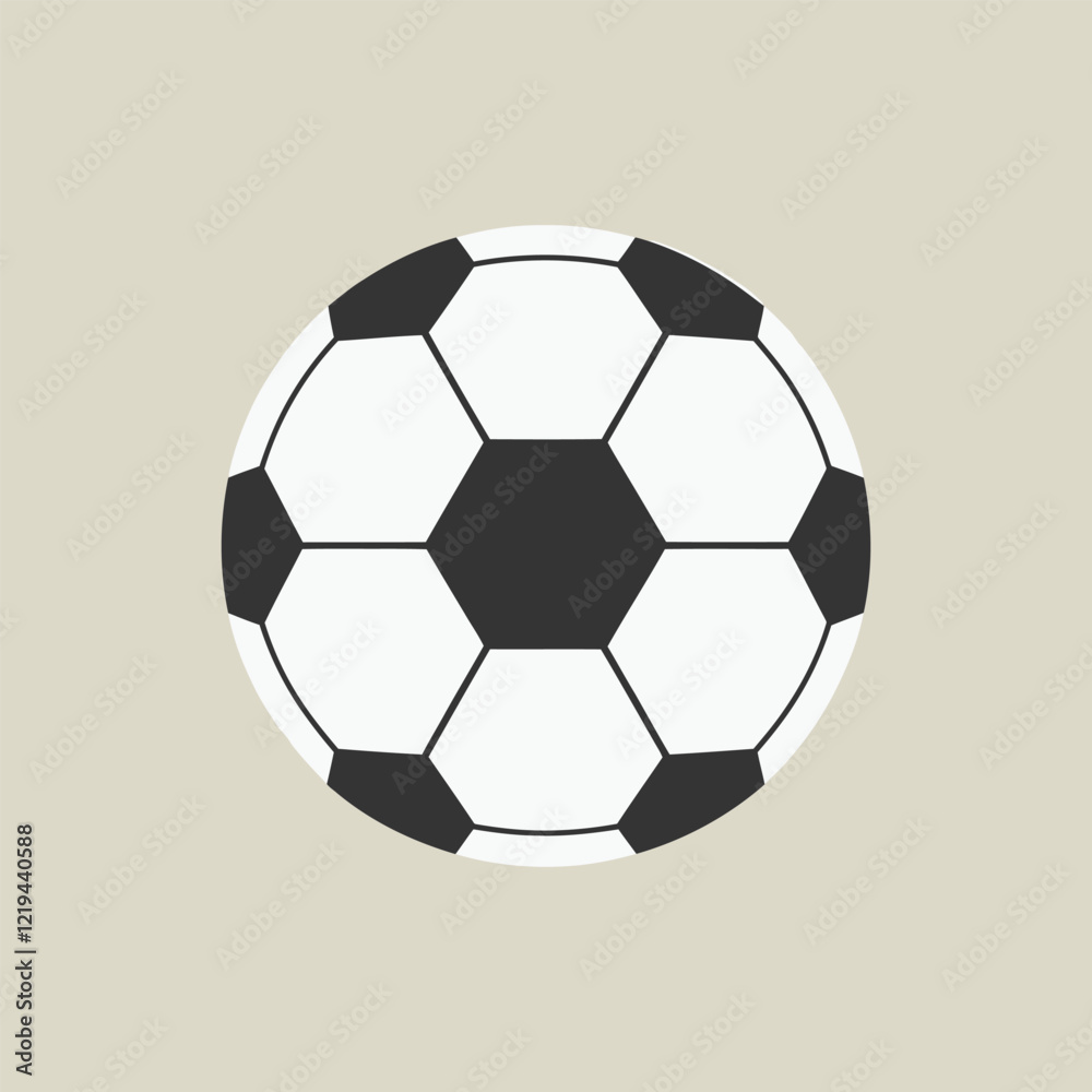 A flat vector illustration of soccer ball drawing isolated for web design and app icons.
A flat vector illustration of soccer ball drawing isolated for web design and app icons.