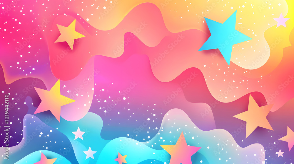 Fluid gradient background vector in a cute and minimal style, generative ai Fluid gradient background vector in a cute and minimal style, generative ai