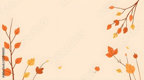 Wallpaper Mural autumn leaves background Torontodigital.ca