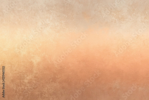 Textured Gradient Background from Warm Peach to Soft Off-White with Fine-Grained Sand-Like or Metallic Shimmer Effect