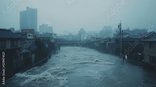 Devastating flooding  the impact of heavy rainfall on communities and the environment photo