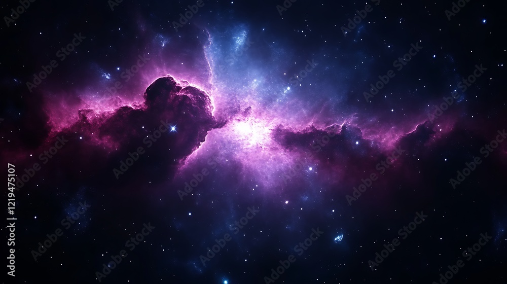Cosmic Nebula Stellar Cloudscape Awe Inspiring Galaxy Cosmic Nebula Stellar Cloudscape Awe Inspiring Galaxy