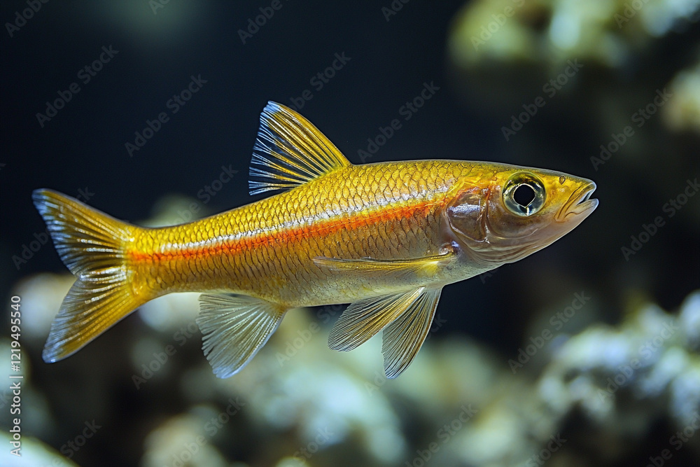 Golden Redstripe Rasbora Fish Aquatic Life Golden Redstripe Rasbora Fish Aquatic Life