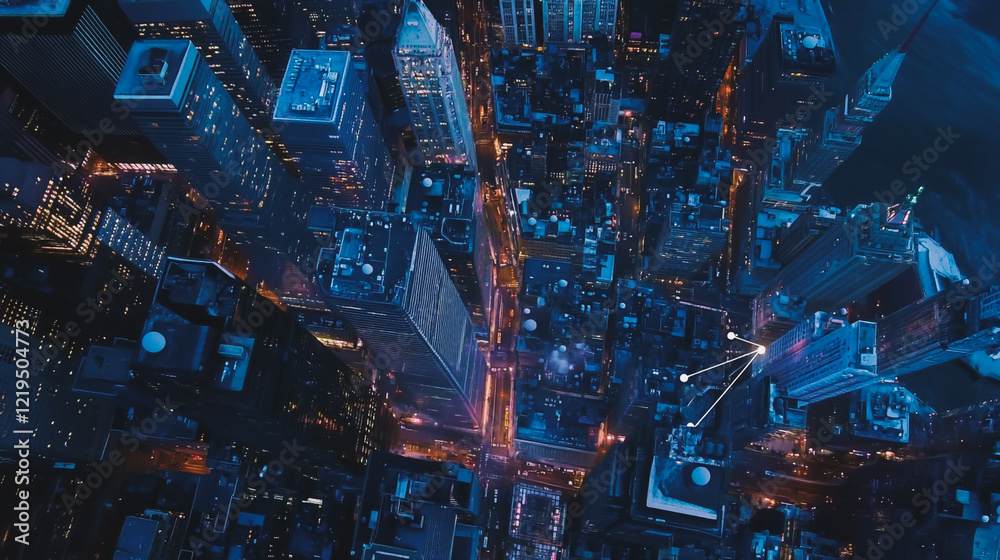 Smart digital Innovation city with connection network reciprocity over the twilight cityscape. of future smart wireless digital city and social media networking systems that connects people with city
Smart digital Innovation city with connection network reciprocity over the twilight cityscape. of future smart wireless digital city and social media networking systems that connects people with city