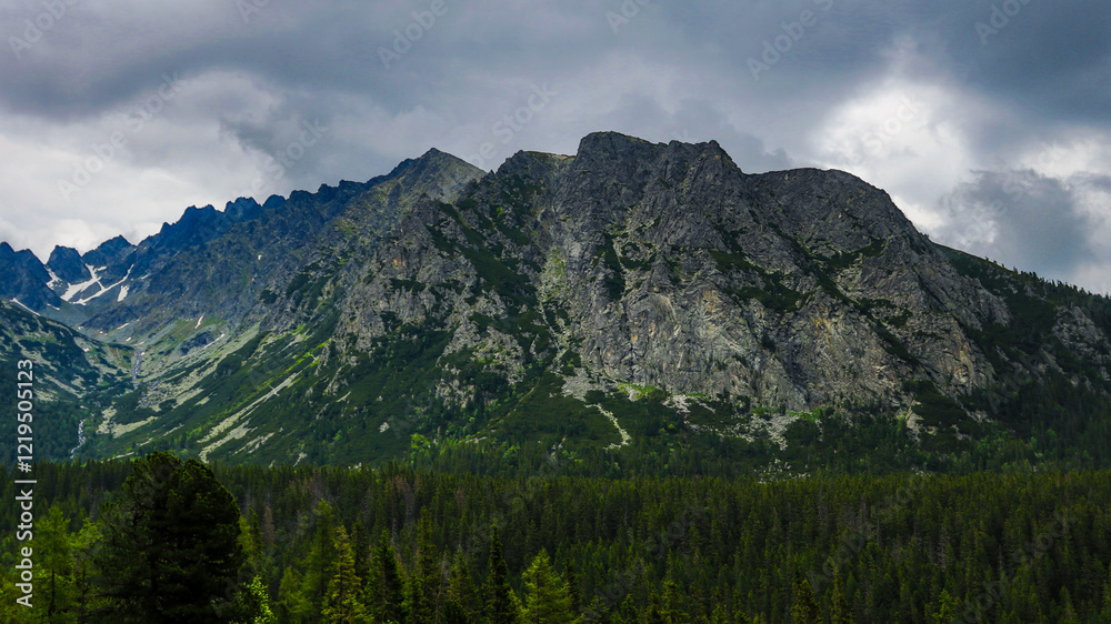 Beautiful view of the Tatra Mountains Beautiful view of the Tatra Mountains