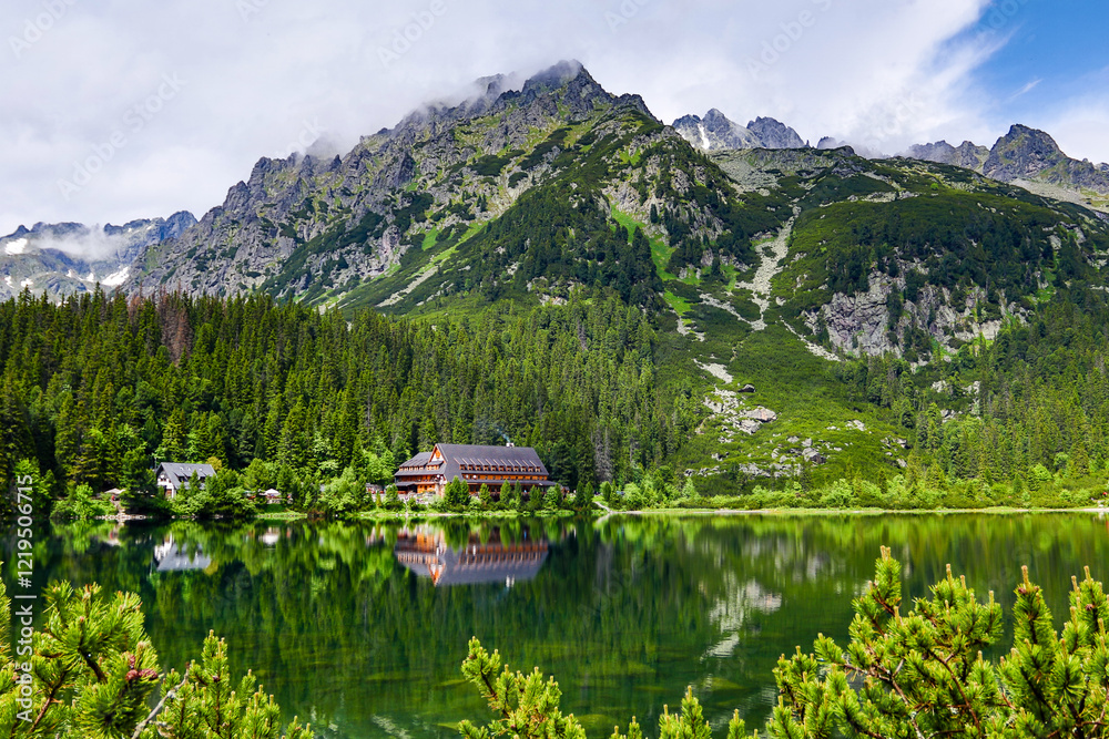 Obraz premium Beautiful view of the Tatra Mountains