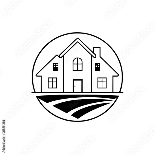 Modern Farmhouse Architectural Design: A Dream Home in the Countryside.  Elegant lines, spacious layout, and picturesque farm setting create the perfect family residence.