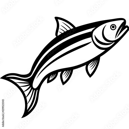 Majestic Salmon in a Powerful Leap