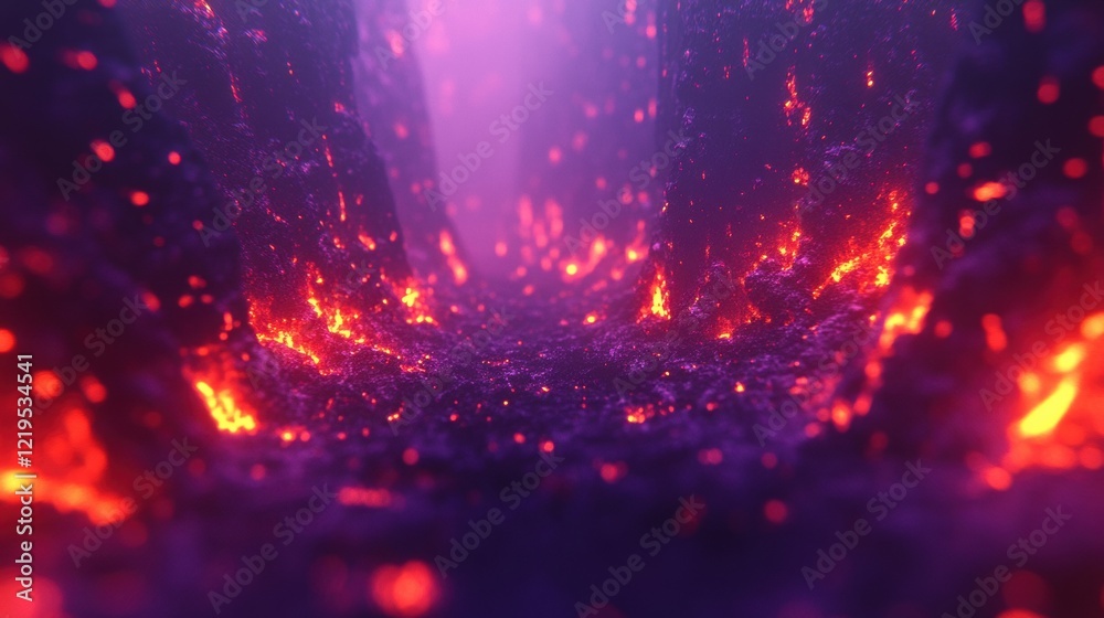 Glowing Lava Pathway Glowing Lava Pathway