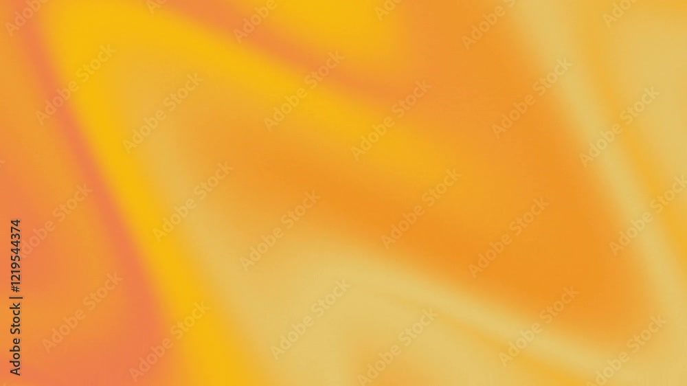 Smooth animation of a flowing gradient with orange and yellow hues, featuring wave-like motion and seamless blending for a warm and calming effect. Smooth animation of a flowing gradient with orange and yellow hues, featuring wave-like motion and seamless blending for a warm and calming effect.