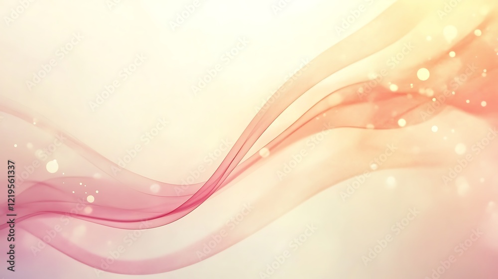 Abstract Pink and Beige Wave Background Design Abstract Pink and Beige Wave Background Design