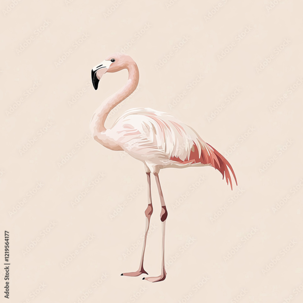 Fototapeta premium flamingo in the water