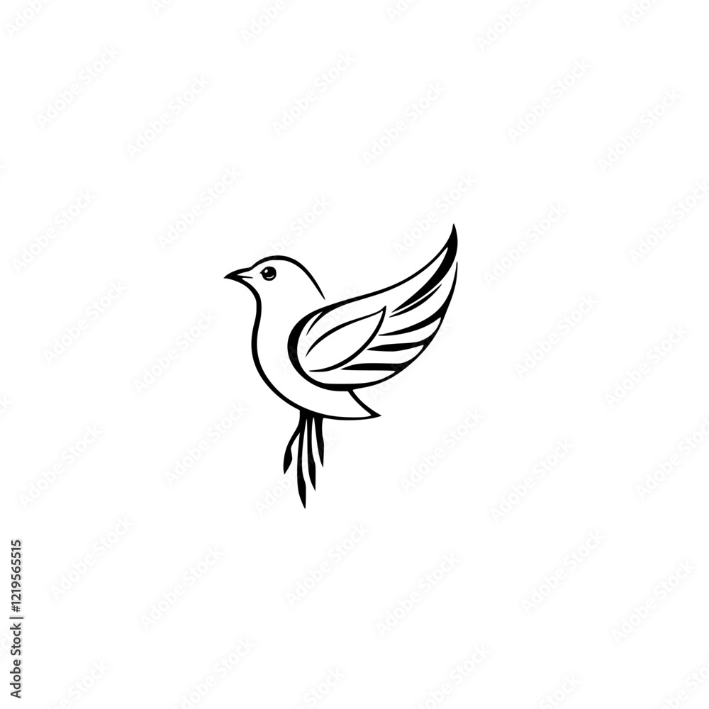 Elegant Bird Line Art: A Symbol of Freedom and Nature. Perfect for logo design, minimalist art, and nature-themed projects. Elegant Bird Line Art: A Symbol of Freedom and Nature. Perfect for logo design, minimalist art, and nature-themed projects.