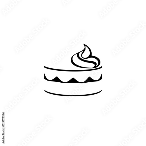 A delectable cake, a delightful dessert, sweet and creamy, perfect for any celebration. Indulge in this delicious treat!