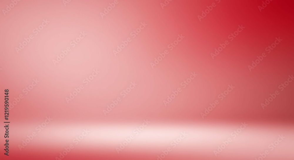 Red Gradient Background Studio Backdrop Pink to Deep Red Color Smooth Texture Empty Space Red Gradient Background Studio Backdrop Pink to Deep Red Color Smooth Texture Empty Space