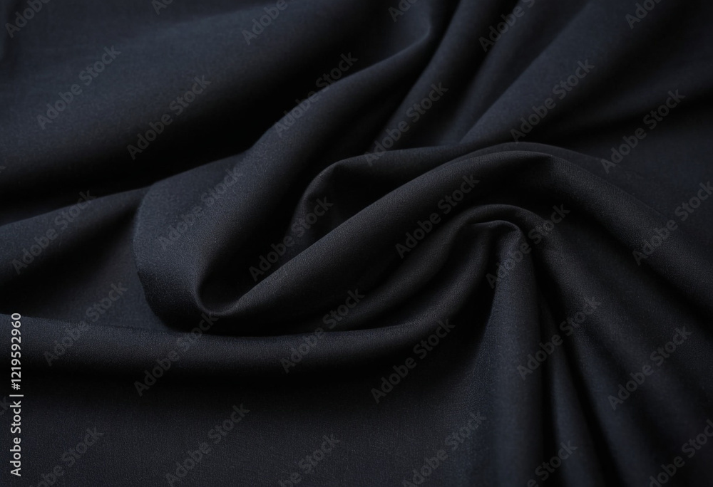 Fototapeta premium Black fabric cloth texture background 