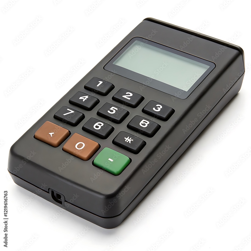 3d a close up of a credit card reader 3d a close up of a credit card reader