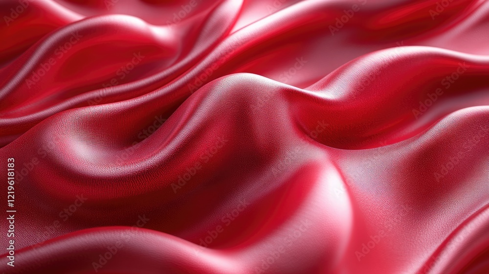 Obraz premium Abstract red surface with smooth,