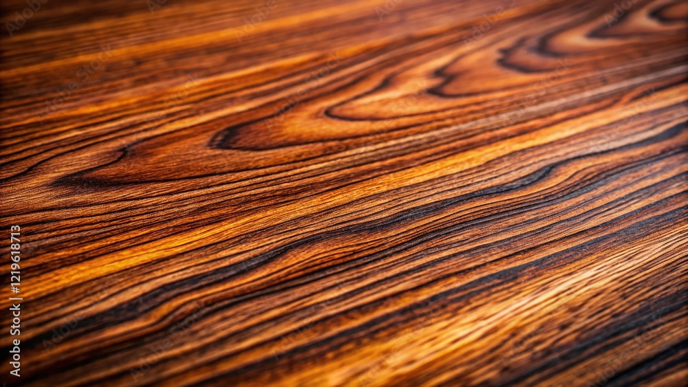 Fototapeta premium Vintage Wenge Wood Texture: Rich Brown Grain Close-Up Stock Photo