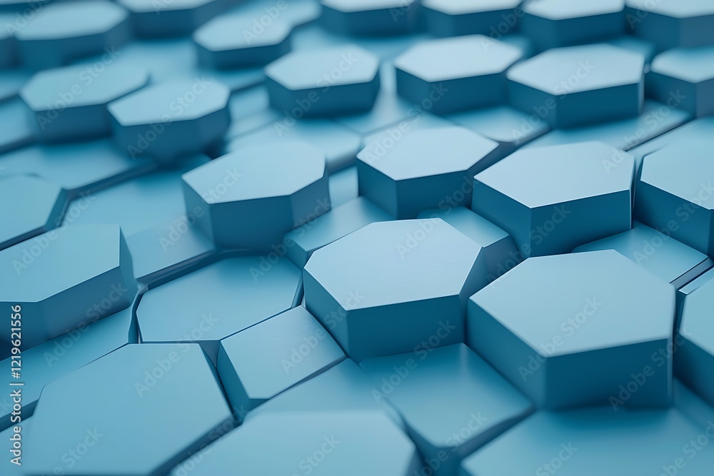 Light blue abstract background with interconnected hexagons for medical technology presentations Light blue abstract background with interconnected hexagons for medical technology presentations