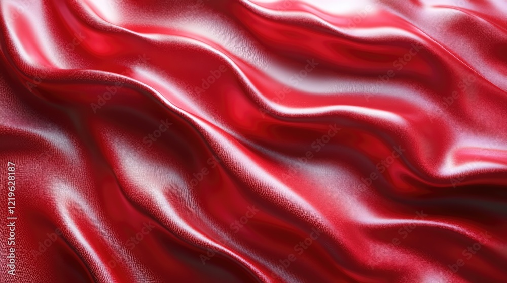 Obraz premium Abstract red surface with smooth,