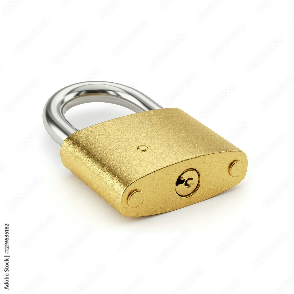 gold padlock isolated on white background gold padlock isolated on white background