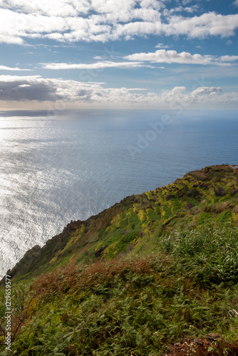 Nature and Atlantic ocean, Madeira, Portugal photo