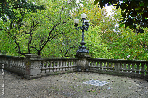 Balustrade in the park