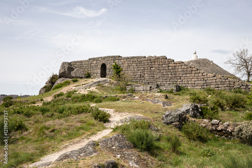 the medieval castle of Castro Laboreiro, municipality of Melgaço, district of Viana do Castelo, Portugal photo