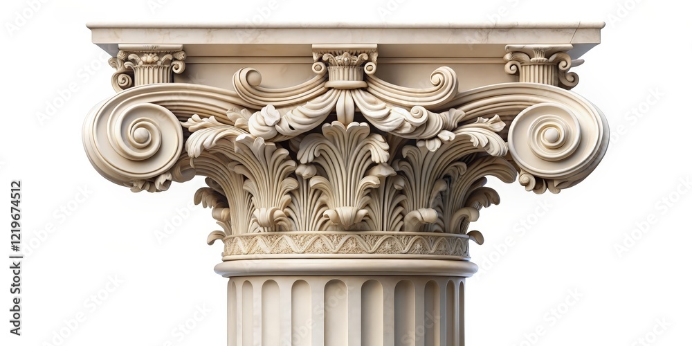 Obraz premium Ionic Capital Architectural Detail