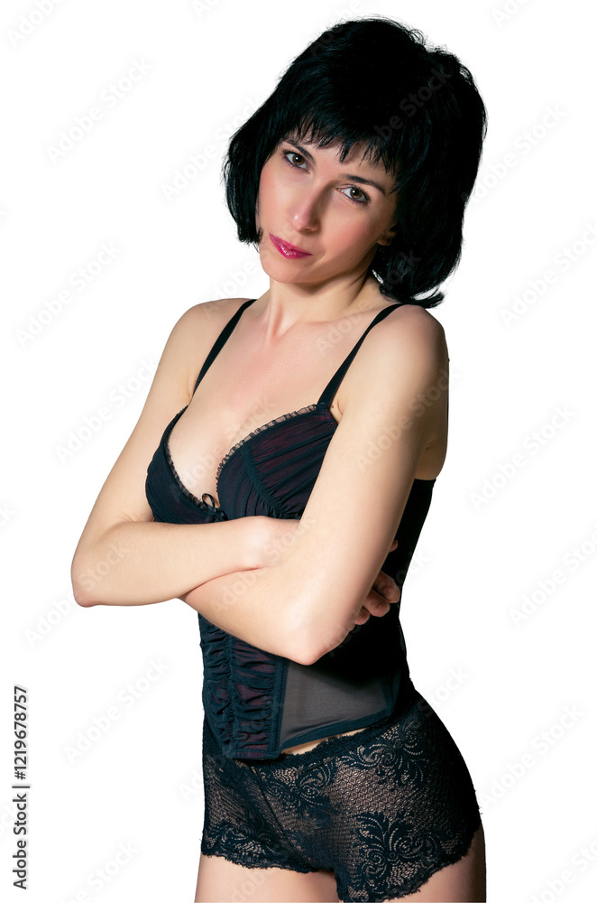 Fototapeta premium Hot sexy woman in lingerie