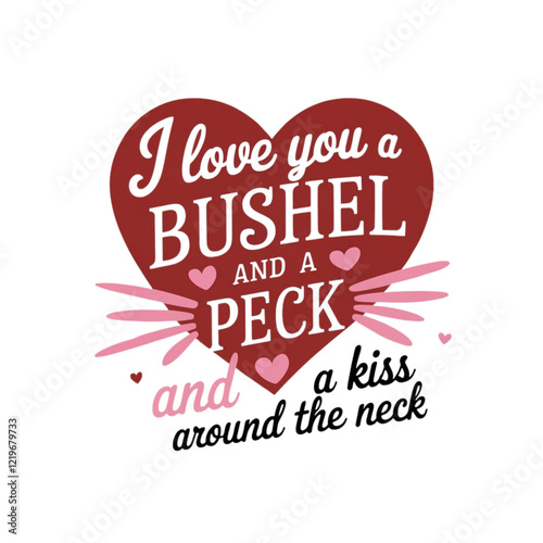 Valentine Day Typography T Shirt Design