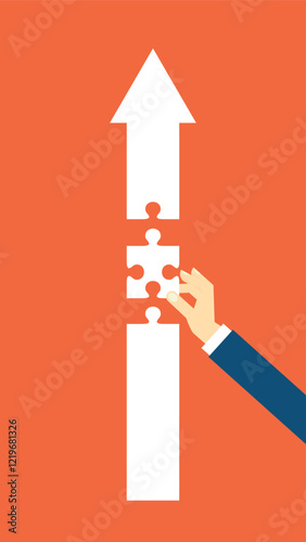 Teamwork working together to success, cooperation or team building collaborate to solve problem, partnership, help and support, business people colleagues help work together to connect jigsaw puzzle.