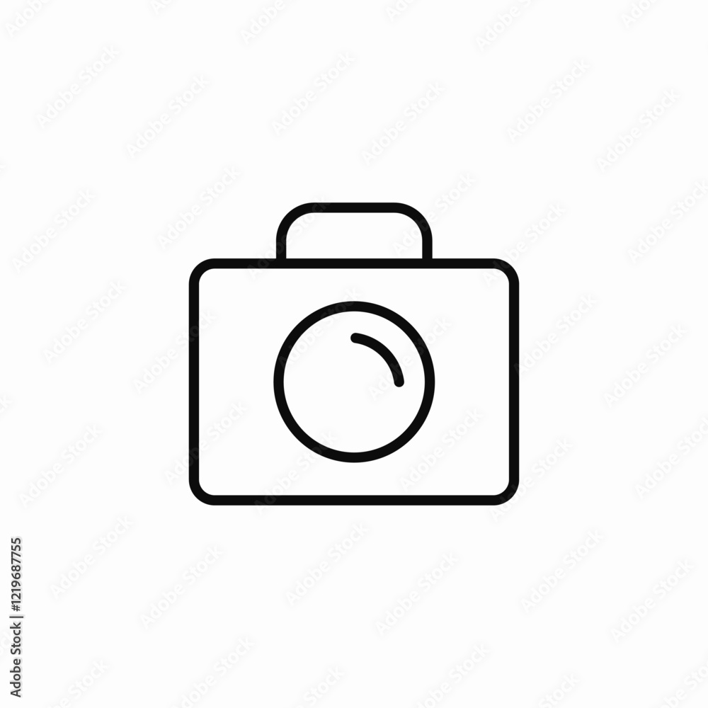 compact camera icon sign vector compact camera icon sign vector