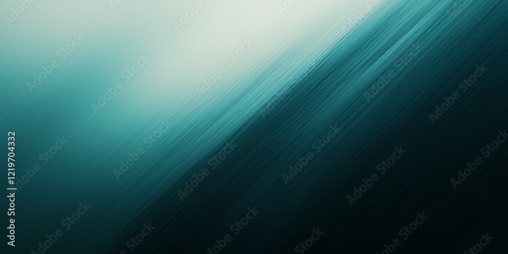 Obraz premium Teal Diagonal Gradient Background with Textured Depth