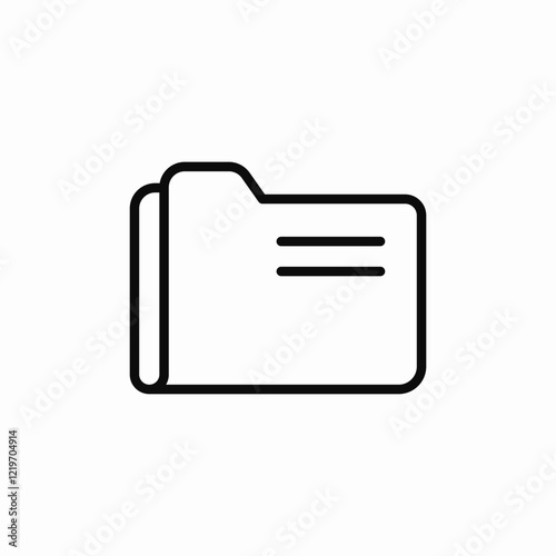 named folder icon sign vector