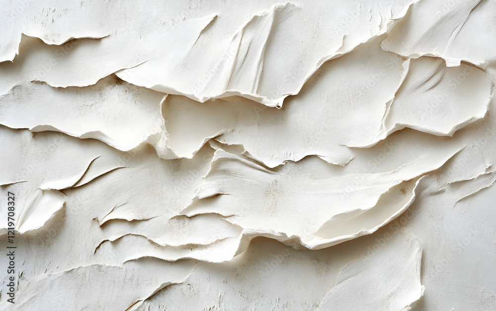 Recycled white paper texture with natural creases and rough edges for vintage-inspired artwork Recycled white paper texture with natural creases and rough edges for vintage-inspired artwork