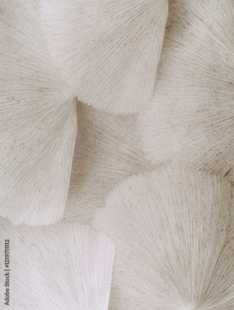 Beige textile detail showing fine linear textures, dried pattern in nature