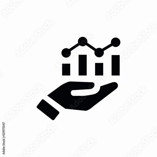 data analysis icon sign vector