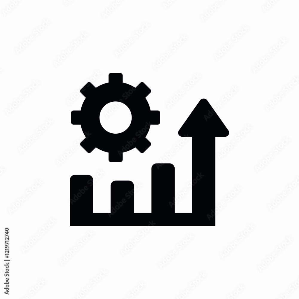 graph customize icon sign vector graph customize icon sign vector