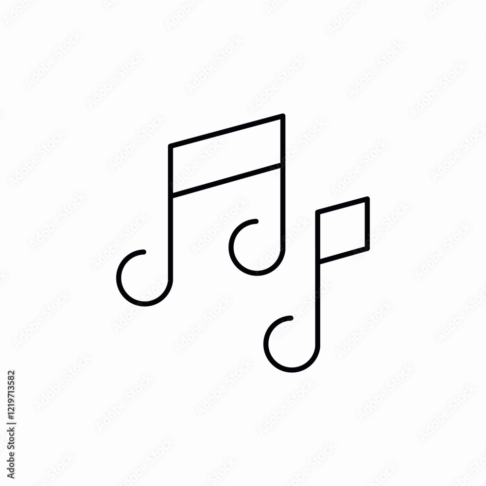 music notes icon sign vector music notes icon sign vector