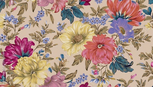 fancy allover pattern seamless floral pattern new digital print textile design