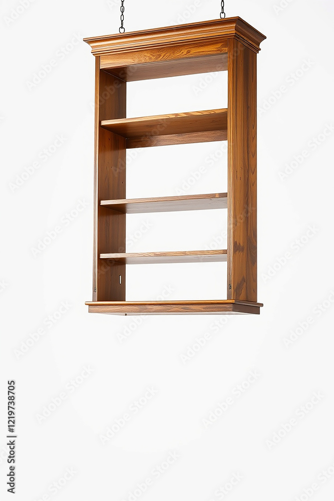 Wooden hanging shelf, rustic style Wooden hanging shelf, rustic style