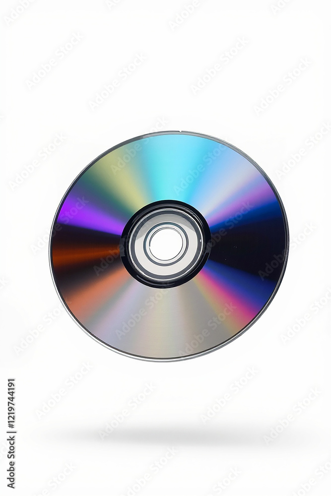 Compact Disc (CD) on white background Compact Disc (CD) on white background